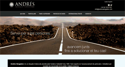 Desktop Screenshot of andresabogados.com